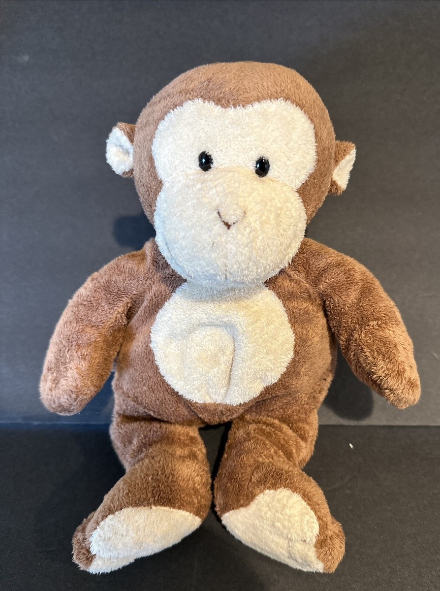 Plush Ty Pluffies DANGLES Monkey 2002 Lovey Soft Tylux plastic