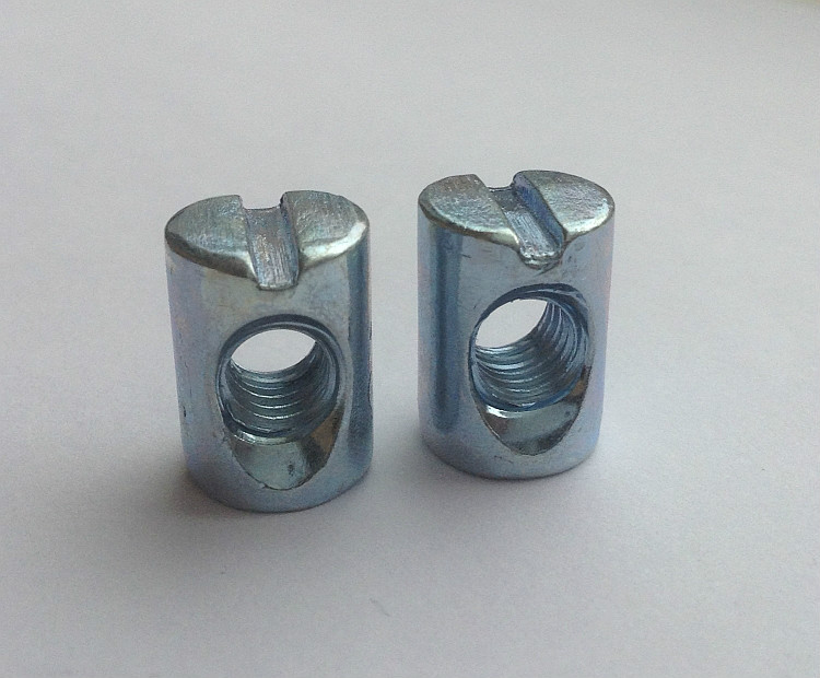 M6 FURNITURE JOINT CONNECTOR BOLTS 50mm &Cross Dowel Barrel Nuts 16mm