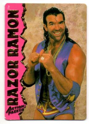 Razor Ramon WWF Action Packed Trading Card 1995 #3 Wrestling Scott Hall ...