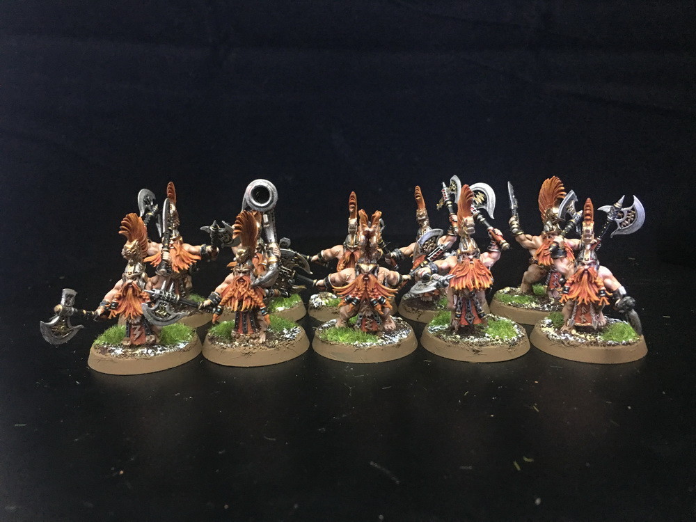 25mm Warhammer edad de simgar Ministerio de Seguridad Pública Pintada fyreslayers vulkite Berzerkers AP4625 comprar marca 25mm Warhammer edad edad edad de simgar Ministerio de Seguridad Pública Pintada fyreslayers vulkite Berzerkers AP4625 despacho de tienda