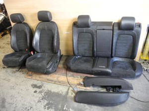 VW Passat CC R36 R-line Alcantara Teilleder Leder Sitzausstattung Rücksitzbank