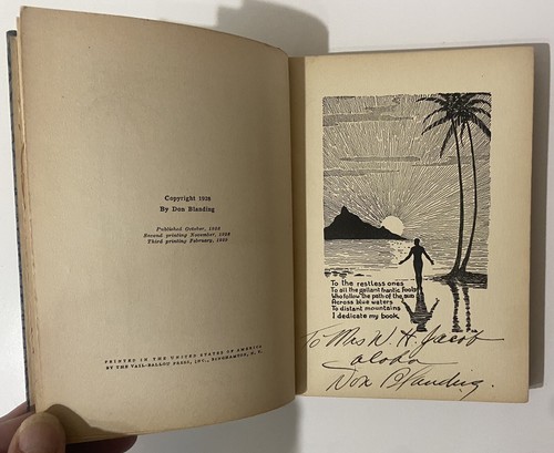 Vagabond’s House by Don Blanding (1929 SIGNED 3rd Hardcover) - Picture 10 of 13