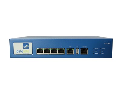 PaloAlto Firewall Networks PA-200 1Gb/s 64.000 Sessions VPN inklusive Netzteil