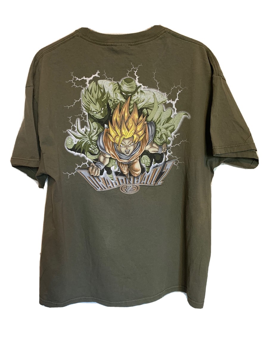 Vtg. Dragon Ball Z Tshirt Goku Gohan Goten Vegeta Piccolo Anime 
