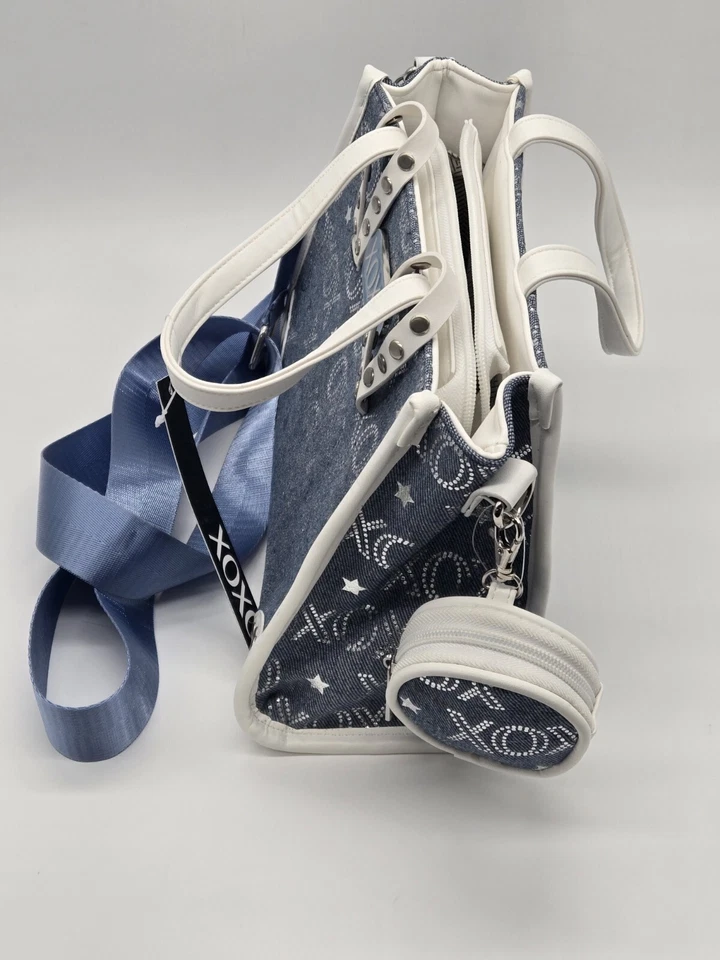 Mini cartera/bolso de mano para mujer XOXO - estampado/blanco con logotipo XOXO - XOH - 464 Foto 3 de 4