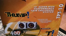 Mackie Thump TPT 10 400 Watt Powered Speakers Excellent Condition BRAND NEW
