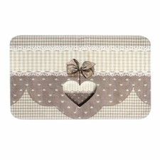 Tappetino da bagno Shabby Heart in Memory foam W777