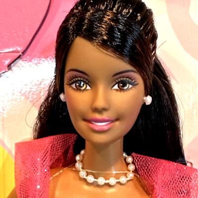 2003 Happy Birthday Barbie w Tiara AA Rare w Long Hair Mattel B5833    New