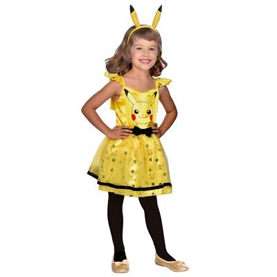 Offizielles Pokemon Pikachu niedliches Buch Woche Cosplay Kostüm Mädchen für Kinder