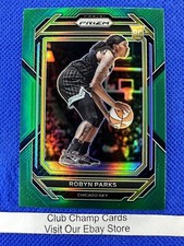 2023 #10 Robyn Parks WNBA Panini Prizm Basketball Green Prizm RC Sky