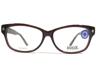 Iconik Brille Rahmen Blair C01 Brown Schildplatt Cat Eye Full Rim 54-14-140