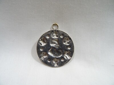 PENDENTIF MÉDAILLON Métal Argenté Vieilli 25mm Légion Étrangère PENDENTIF MÉDAILLON Métal Argenté Vieilli 25mm Légion Étrangère