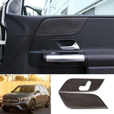 For Benz GLB 200 250 2020-2023 Oak Wood Grain Inner Door Power Seat Panel Trim
