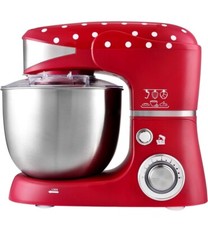 Red Polka Dot Stand Mixer Kalorik Vintage Retro 1000w 5L  6 Speeds Cake Mixer