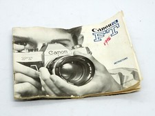 Canon FT QL Camera Owners Instruction Manual