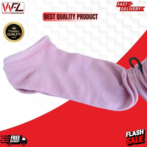 6 & 12 Pairs of Low Cut Ladies Microfibre Trainers Liners Colourful Socks 4-6 - Picture 11 of 24