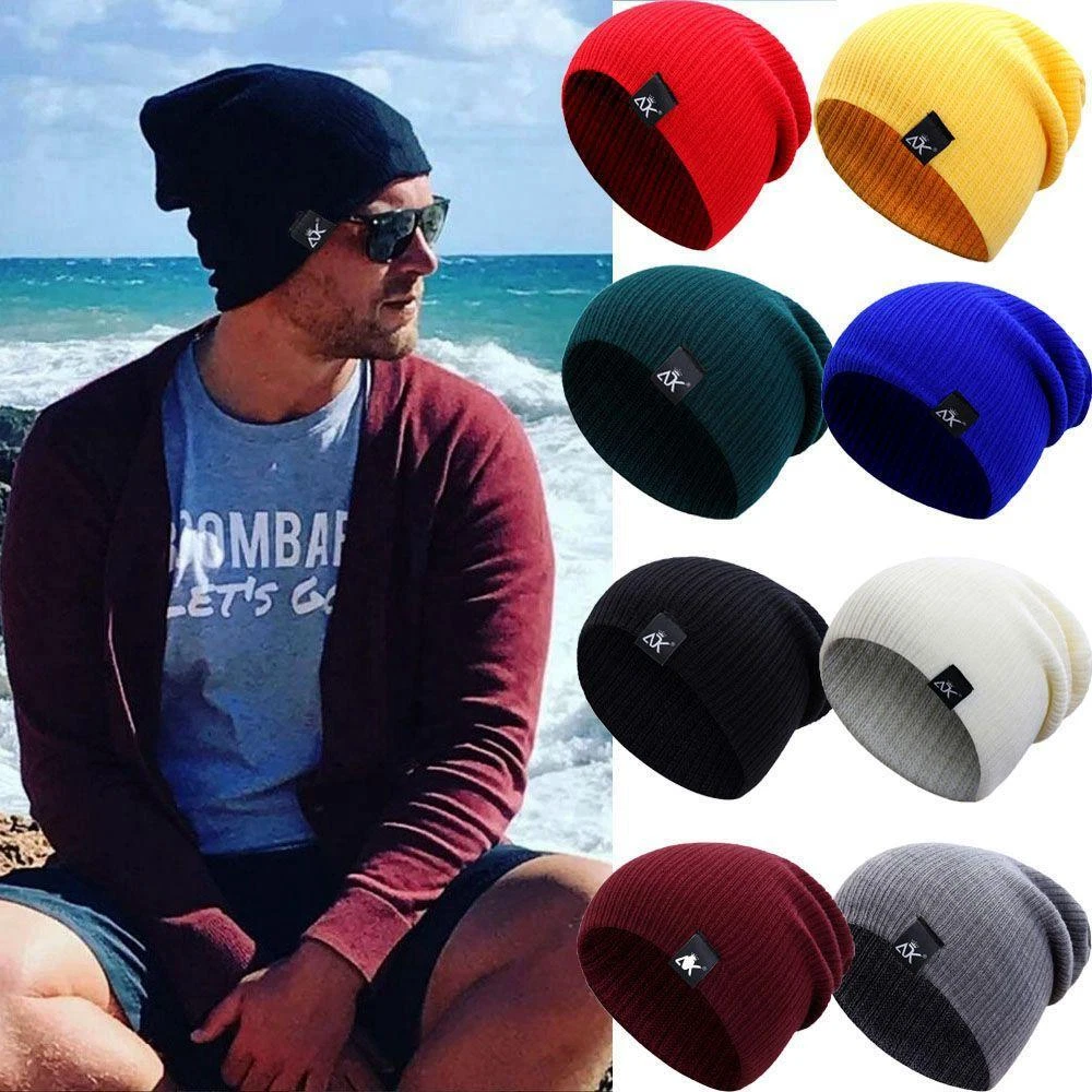 De Sombrero Invierno Para Hombre Gorras Gorros Bufanda El Gorro Mujer Frío