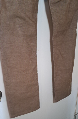 NEW Sean John Marcus Straight Fit Tapered Leg Brown Corduroy Pants Men's Size 34 - Picture 8 of 12