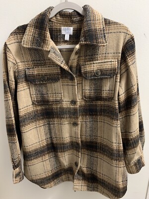 Time Tru Jacket Brown Small Pit To Pit 23” Length 27” Long Sleeves