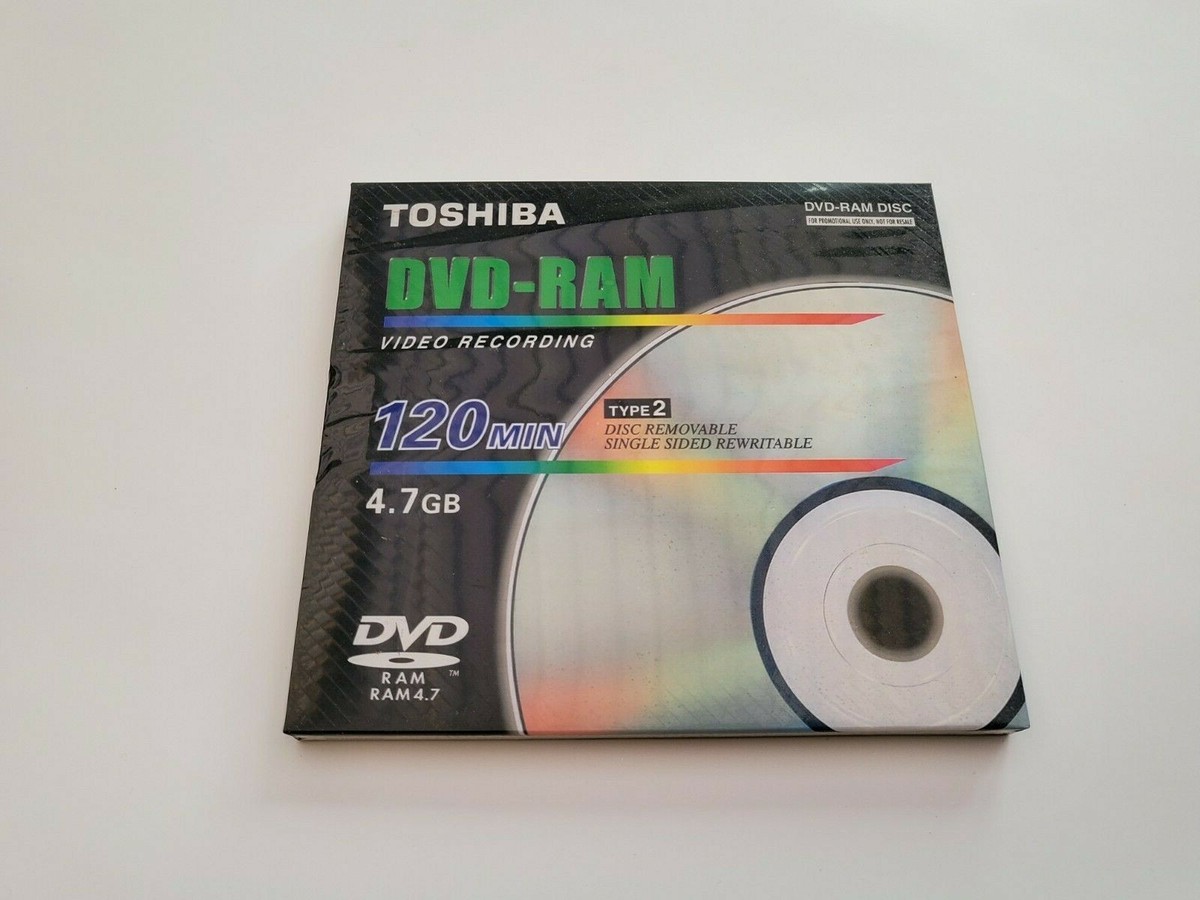 Toshiba DVD-RAM Video Recording 120min 4.7GB Type 2 New & Sealed