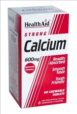 HEALTH AID CALCIUM 600MG - 60 CHEWABLE TABLETS