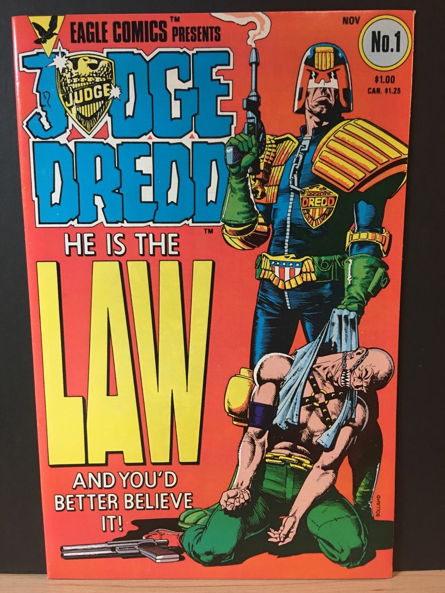 【即購入ok!!】Judge Dredd Judge デスボブルヘッド ノッカー Judge Dredd #1 VF Bolland-a Bronze Age Comic | eBay