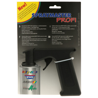 Spraymaster Sprühpistole (Spraygun) für Dupli-Color Lacksprays PROFIQUALITÄT