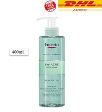 Eucerin Pro ACNE Solution Cleansing Gel 400ml Eliminates Excess Sebum FREE SHPPG