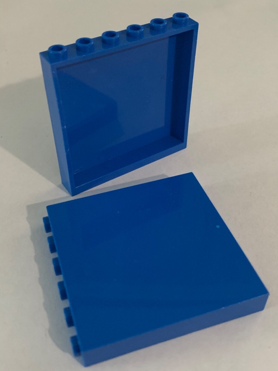 Lego Parts 59349 (2pcs) Wall Panels 1x6x5 (Pieces have scratches