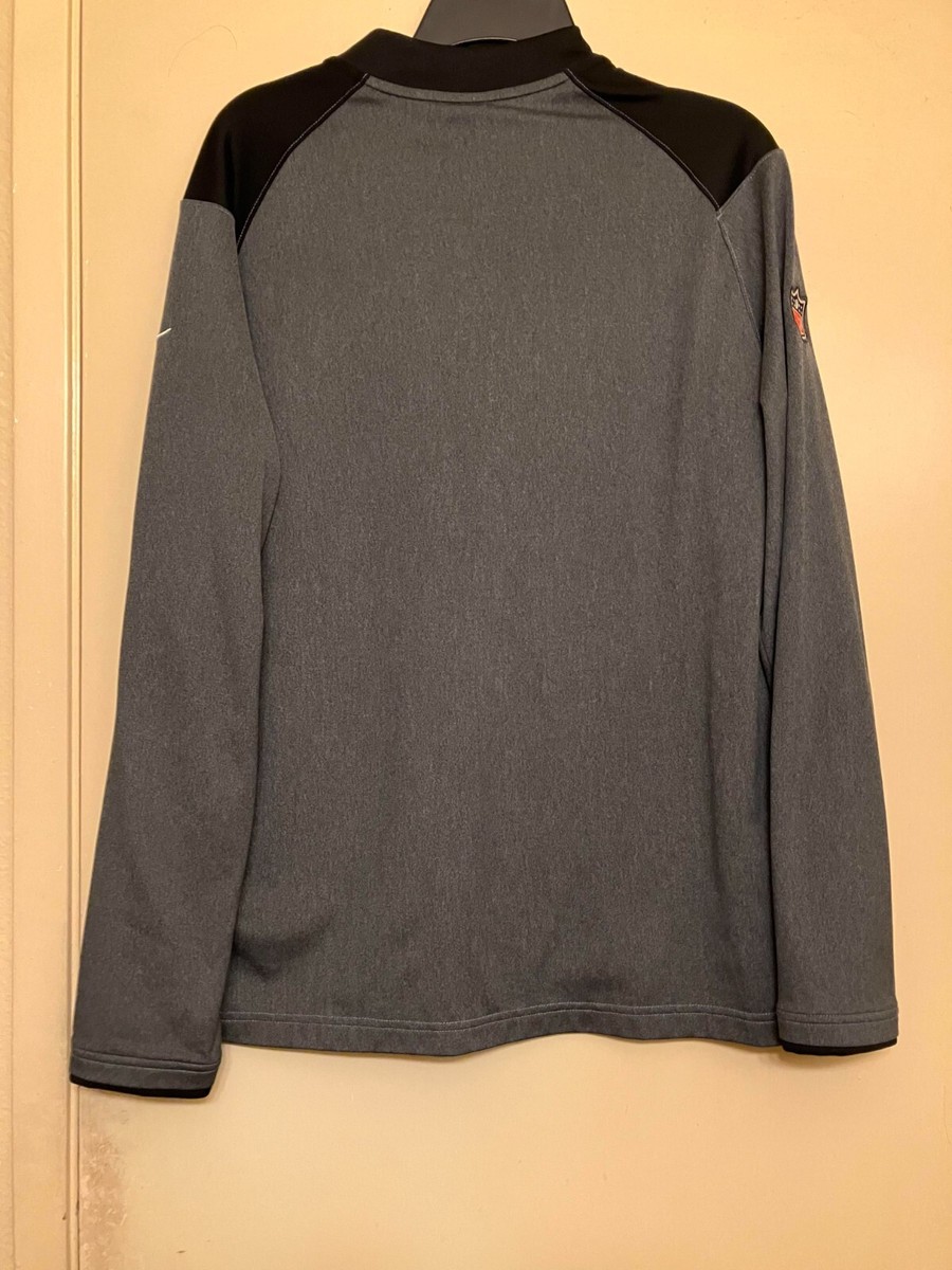【美品】NIKE ナイキ LasVegas Raiders ナイロンジャケット Las Vegas Raiders Nike Sideline Coaches Performance Half-Zip