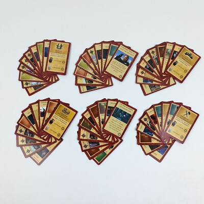 2003 Risk Lord of the Rings Trilogy Edition Replacement 60 Ring Adventure Cards