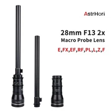 AstrHori 28mm F13 2X Macro Probe Full Frame Lens for E/FX/Z/RF/L/EF/F/PL mount
