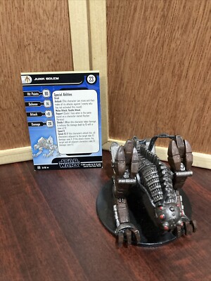 Star Wars Miniatures Lot - Junk Golem - Fringe - 1 Fig & Card