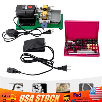 Jade Pearl Holing Machine Jewelry Drilling Lapidary Tool Puncher 280W 110V