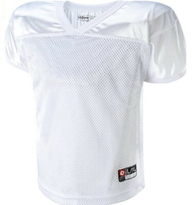 S. a. Gear Herren Fußball Übung Trikot, Weiß, S/M