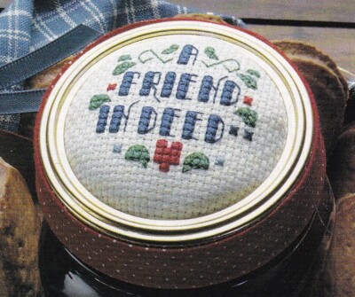 FRIEND IN DEED Cross-Stitch (Single Pattern From Magazine) Quick & Easy