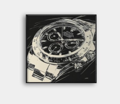   Rolex Luxury Art ''Framed''   Giclée Print   24x24   ️ COA   1/25 A35