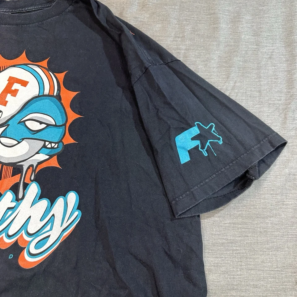 Filthy Dripped NFL Miami Dolphins Cotton Parody Tshirt Size 3XL Streetwear - Image 4 of 4