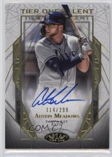 2022 Topps Tier One Talent 114/299 Austin Meadows #T1TA-AM Auto 04ln