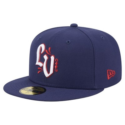 Men's-New Era  Blue Lehigh Valley IronPigs Authentic Collection 59FIFTY Fitted