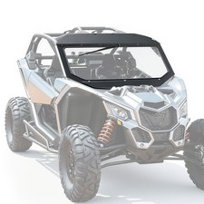 Glass Front Windshield w/ Wiper for Can-Am Maverick X3 DS Turbo 2017+ 2025 ATV