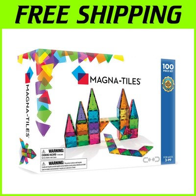 Versatile 100-Piece Magnetic Building Set for Creative Kids - Safe & Durable