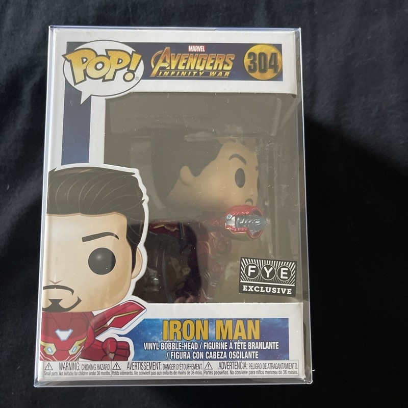 Funko Pop! Vinyl: Marvel - Iron Man (Unmasked) - FYE (Exclusive) #304