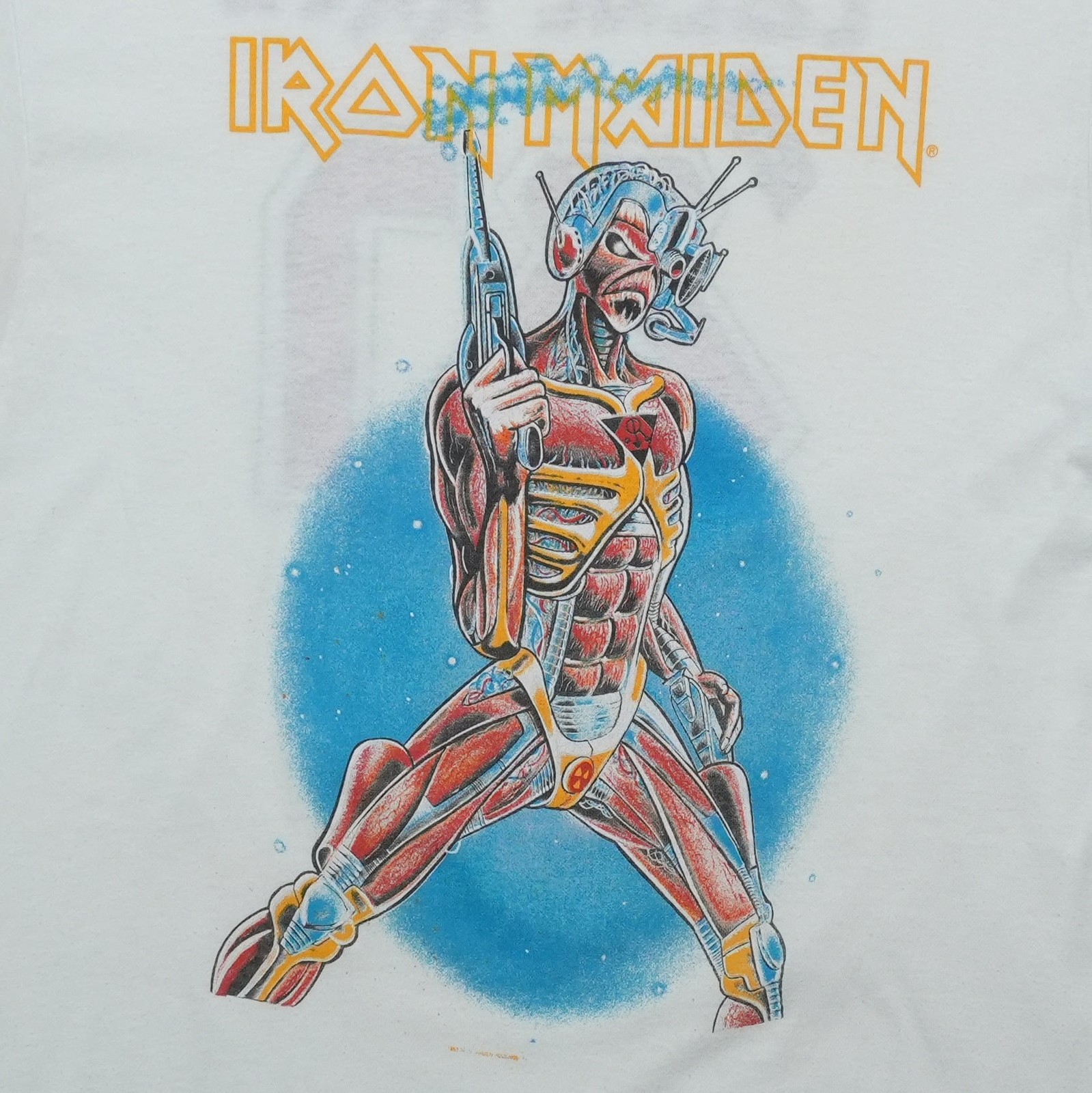 Vintage 1987 Iron Maiden Somewhere In Time Tour Shirt Size: Extra Large image 3