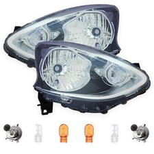 Scheinwerfer Set Links Rechts H4 für Nissan Micra K13Kk 13-15 26060-3HN1A DEPO