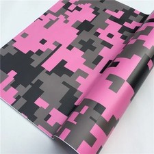 Camouflage Camo Shadow Black Vinyl Auto Car Wrap Film Sticker Decal Roll