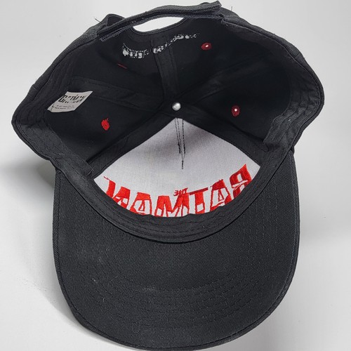 The Batman Hat Cap Strap Back Black Red Movie Promo Mens Little Caesars - Picture 7 of 9