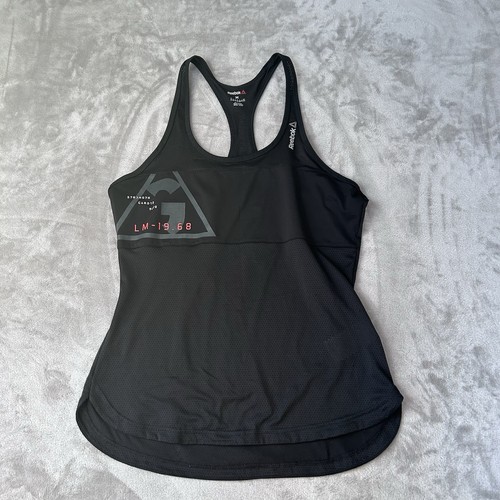 Reebok Razorback Tank Top Active Shirt Damen M Lesmills Gym Workout