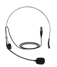 Phenyx Pro Black Headset Mic w/ 3-Pin XLR Jack - AKG  Samson Compatible