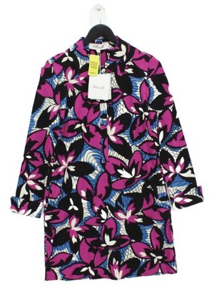 Diane von Furstenberg Hemd Minikleid M in Multi